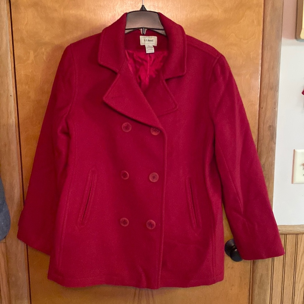 Womens LL Bean pea coat